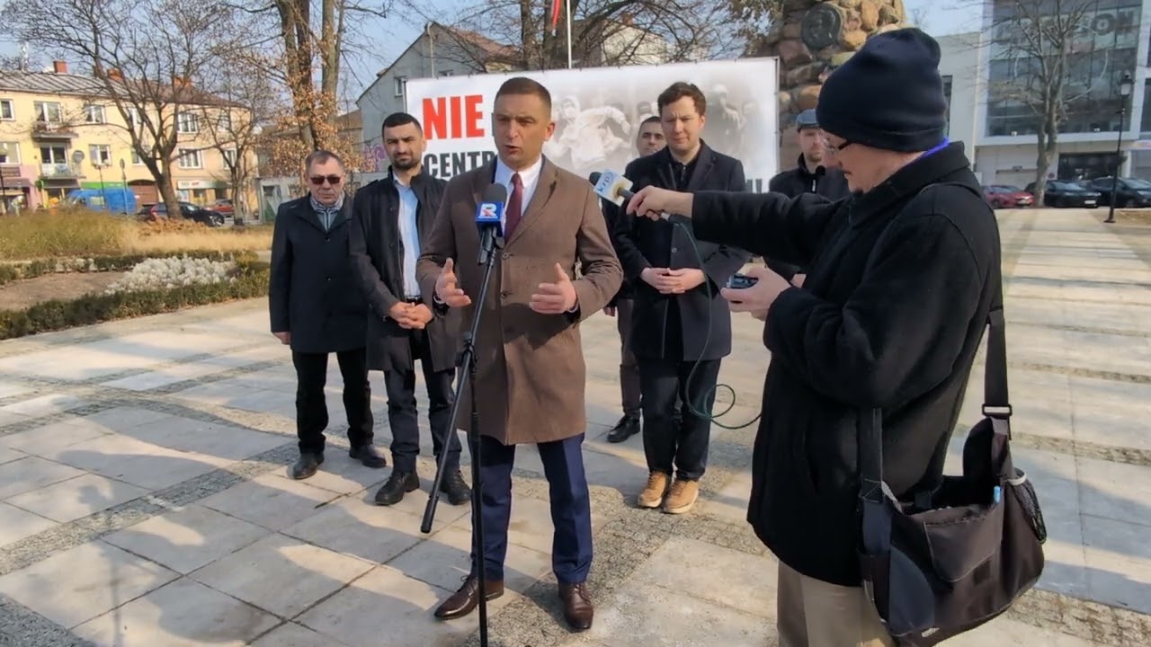 Konferencja Roberta Bąkiewicza w Siedlcach