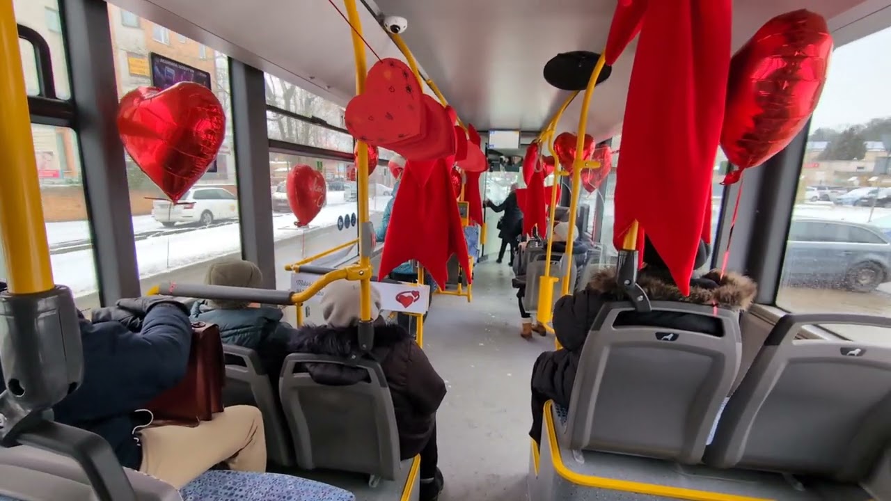 Specjalny walentynkowy autobus wyjechał na ulice Siedlec