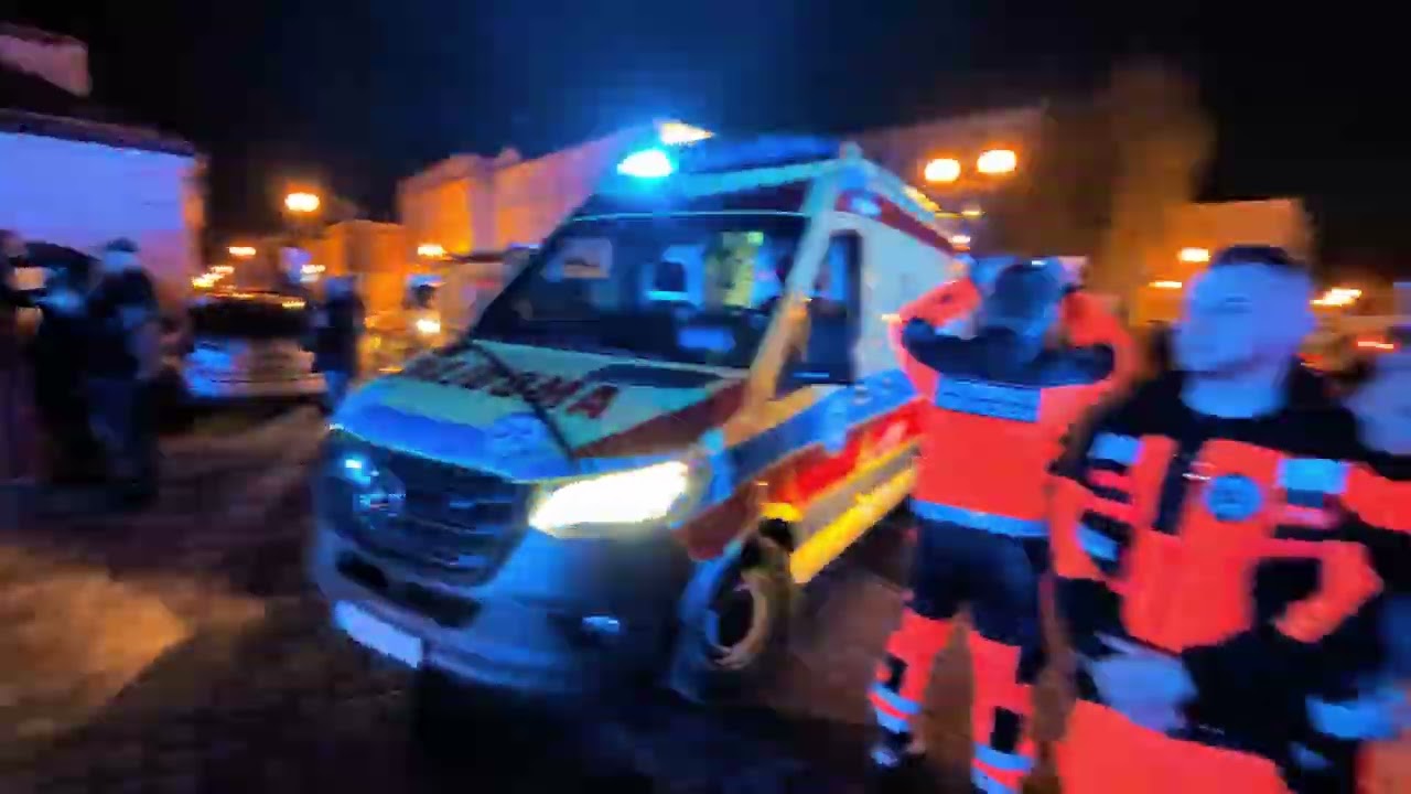 Ratownicy w Siedlcach oddają hołd swojemu koledze, który zginął podczas interwencji