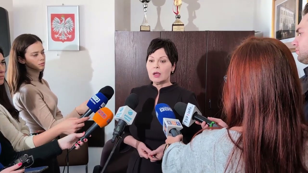 Konferencja prasowa Prokuratury Okręgowej w Siedlcach ws zabójstwa ratownika medycznego