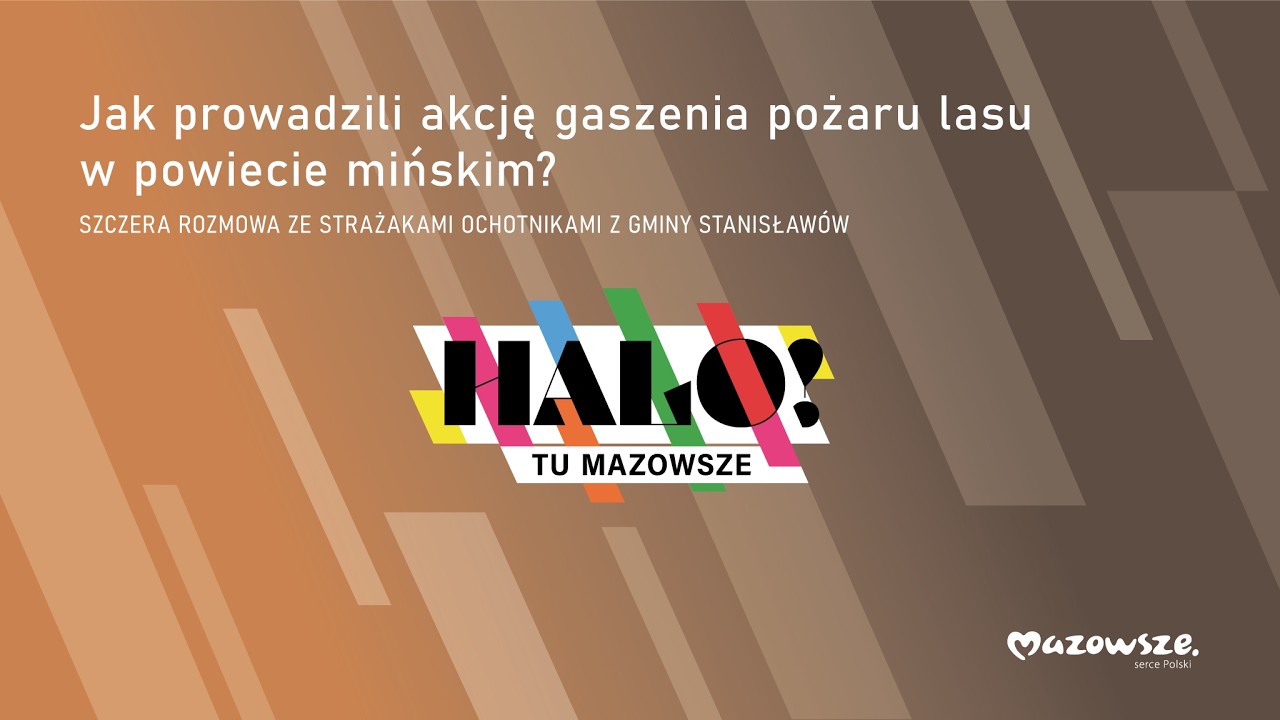 Jak prowadzili akcję gaszenia pożaru lasu w powiecie mińskim?