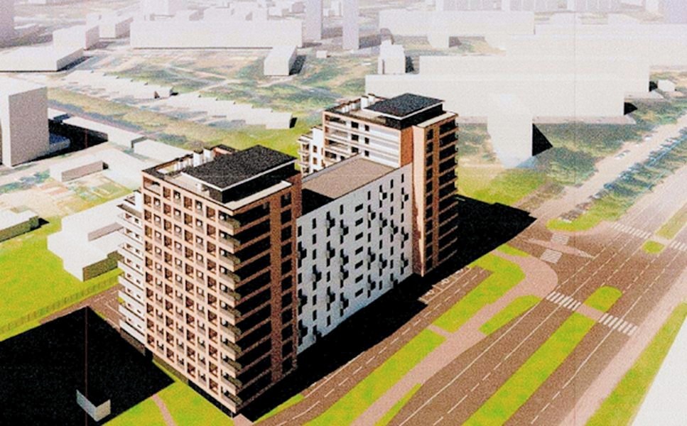 Projekt kilkukondygnacyjnego bloku