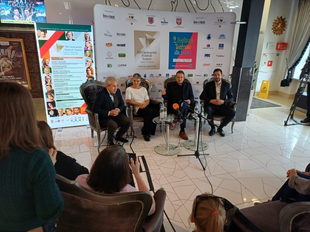 Konferencja prasowa poświęcona XIV Ogólnopolskiemu Festiwalowi Teatrów oraz 2. Festiwalowi Teatrów dla Dzieci
